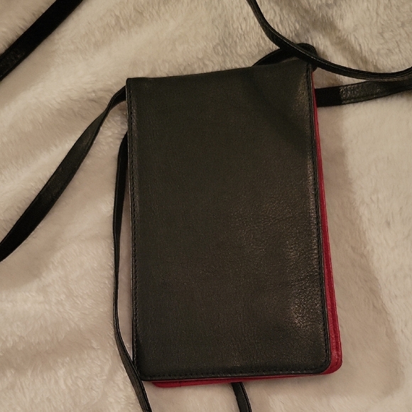Milo Handbags - Milo Black and Red Women's Crossbody Bag